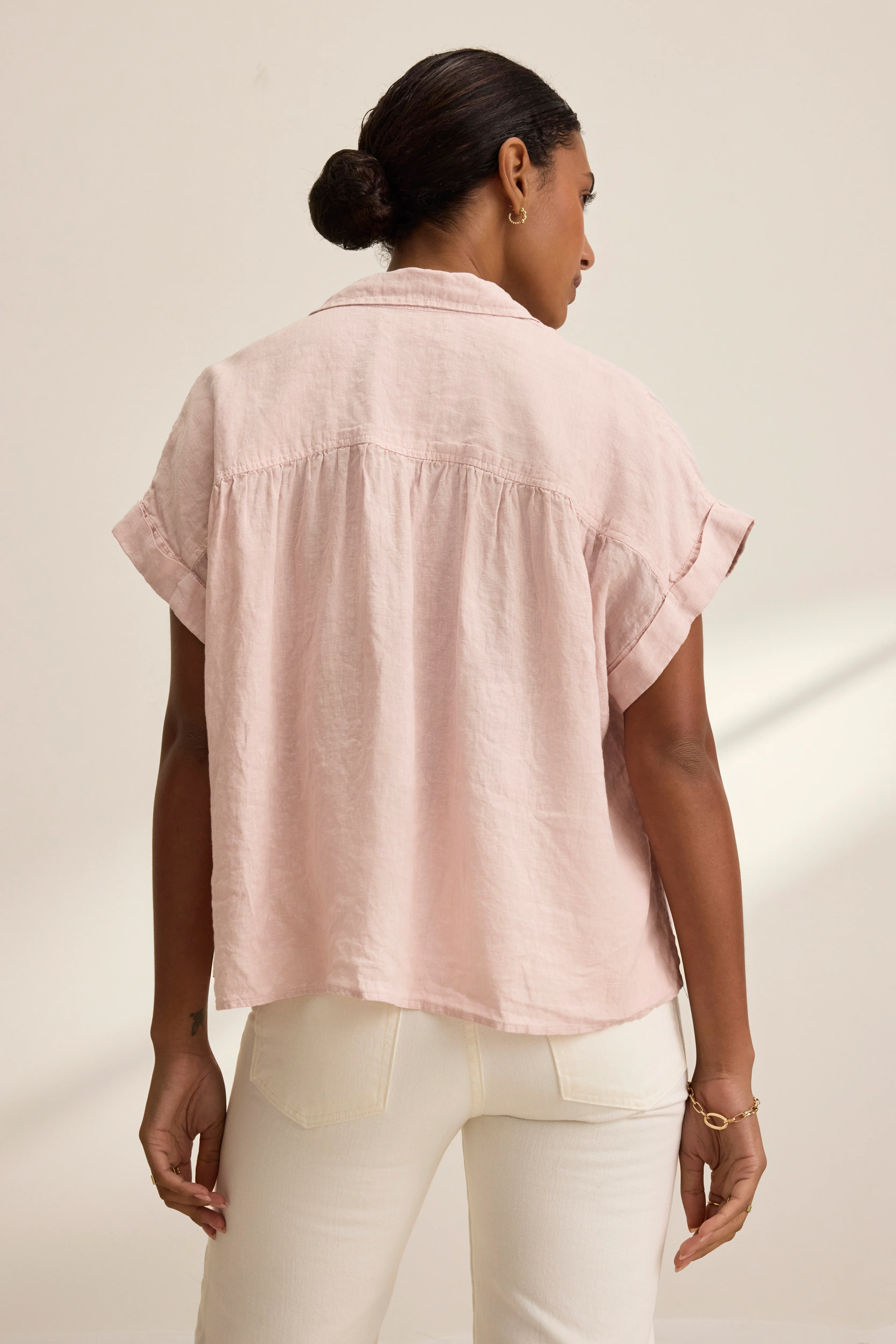 ARIA LINEN TOP IN TUTU - Image 3