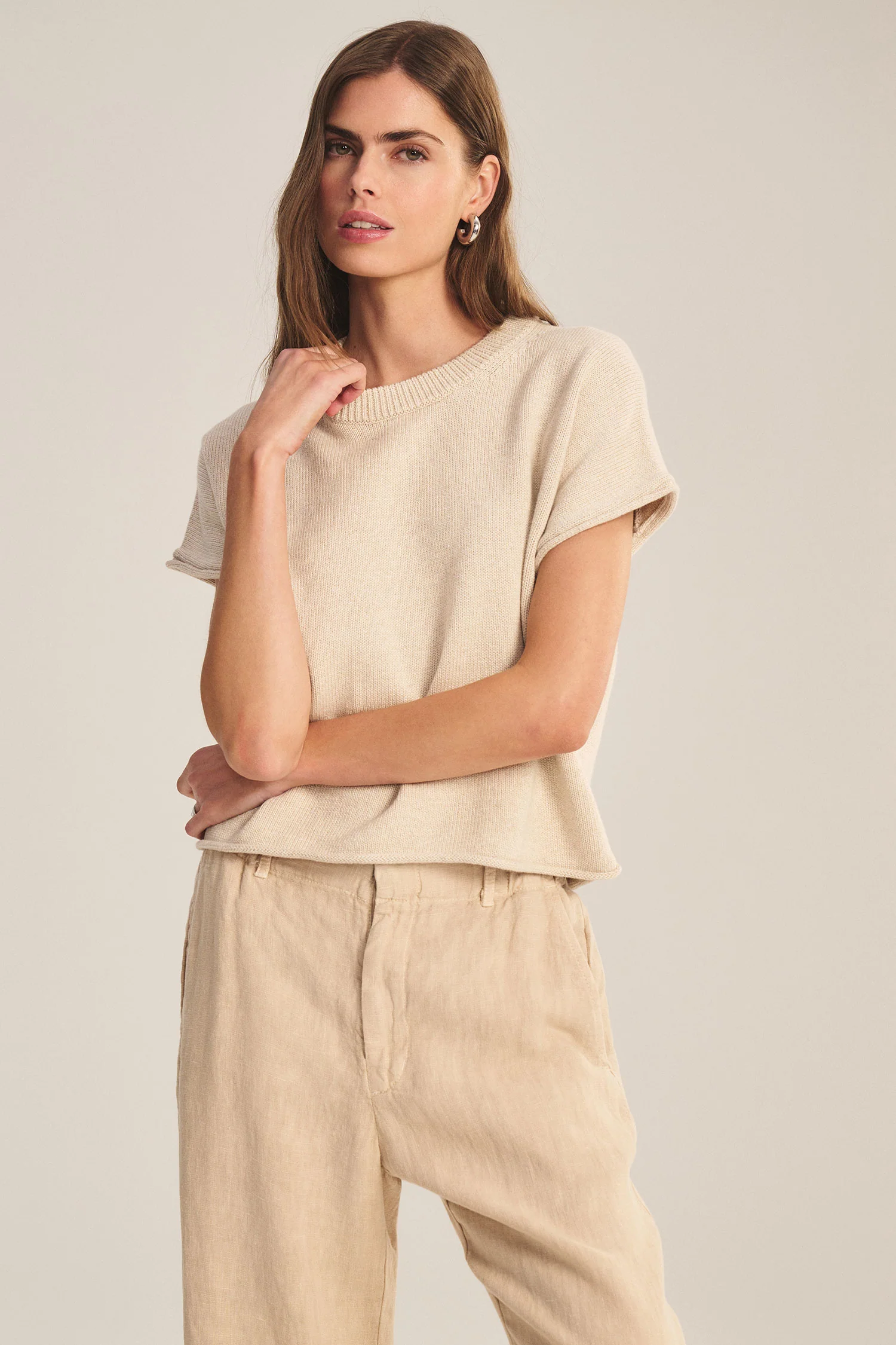 KEENY SWEATER IN OAT - Image 4