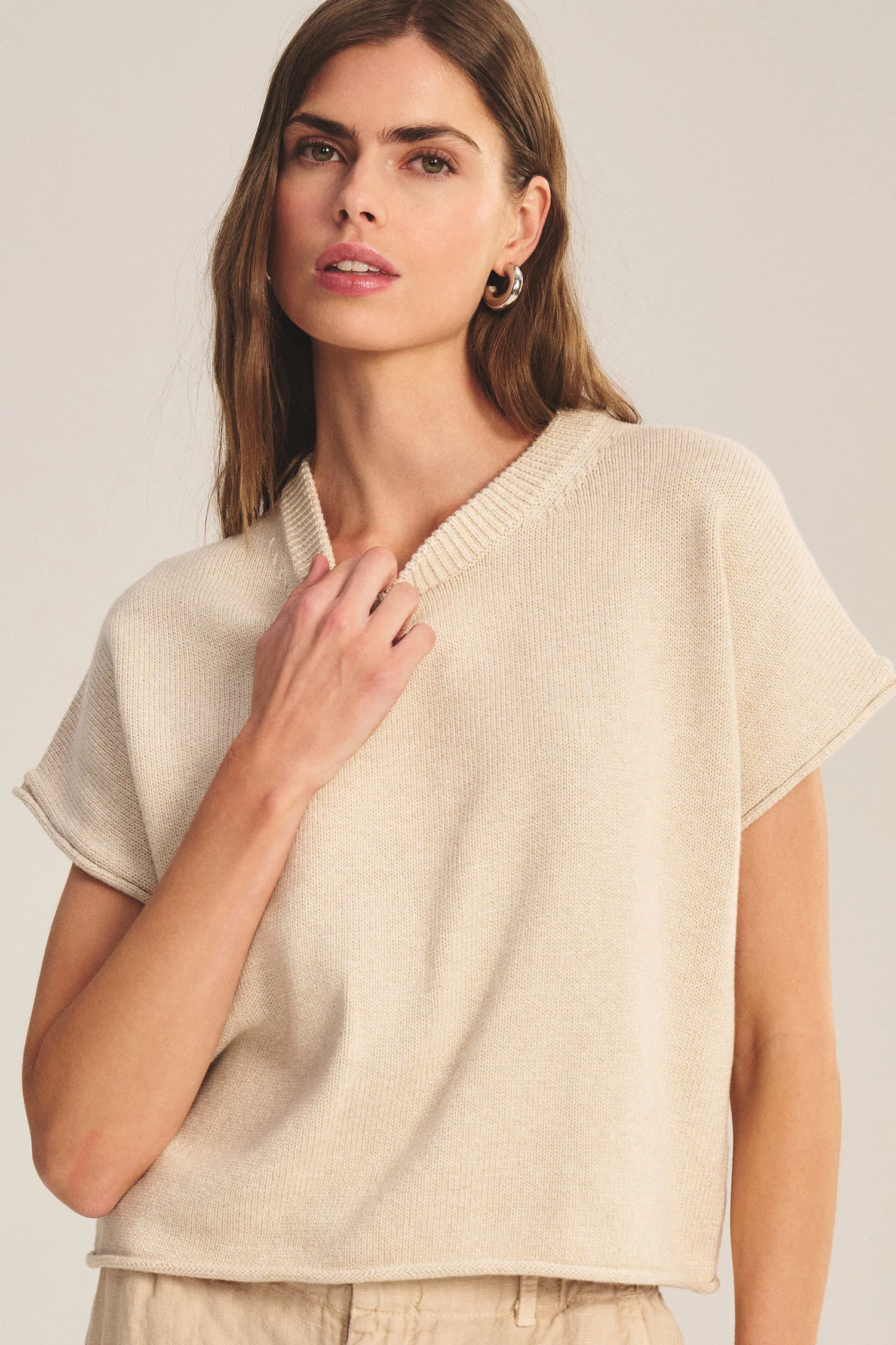 KEENY SWEATER IN OAT - Image 5